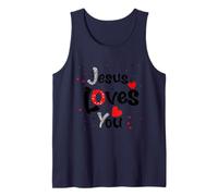 Jesus Loves You, Super Hero my Jesus Shirt Camiseta sin Mangas