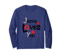 Jesus Loves You, Super Hero my Jesus Shirt Manga Larga
