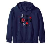 Jesus Loves You, Super Hero my Jesus Shirt Sudadera con Capucha