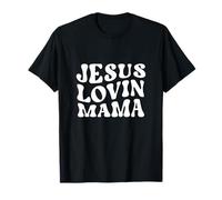 Jesus Lovin Mama Día de la Madre Dios Fe Jesús Camiseta