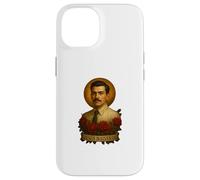 Jesús Malverde Retrato Popular Mexicano Arte Realista Carcasa para iPhone 14