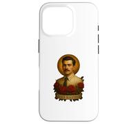 Jesús Malverde Retrato Popular Mexicano Arte Realista Carcasa para iPhone 16 Pro