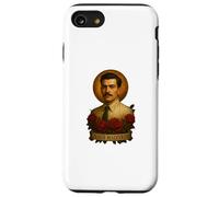 Jesús Malverde Retrato Popular Mexicano Arte Realista Carcasa para iPhone SE (2020) / 7 / 8