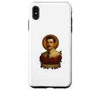 Jesús Malverde Retrato Popular Mexicano Arte Realista Carcasa para iPhone XS Max