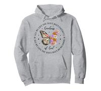 Jesús Mariposa De Dios Toda Mi Vida Has Sido Fiel Sudadera con Capucha
