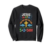 Jesús Matemáticas Panes y Peces Milagro Fe Sudadera