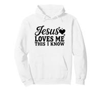 Jesús Me Ama Esto Conozco Cristiano Sudadera con Capucha