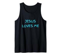 JESÚS ME AMA Ten fe en Él Camiseta sin Mangas
