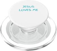 JESÚS ME AMA Ten fe en Él PopSockets PopGrip para MagSafe