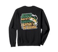 Jesús me Hizo un Pescador Que atrapo Que Limpia Sudadera