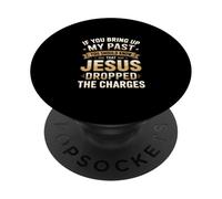 Jesús me perdonó | Si traes mi diseño Pasado PopSockets PopGrip Adhesivo