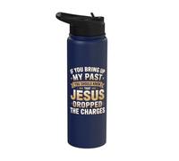 Jesús me perdonó | Si traes mi diseño pasado Stainless Steel Insulated Water Bottle