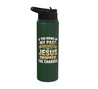 Jesús me perdonó | Si traes mi diseño pasado Stainless Steel Insulated Water Bottle