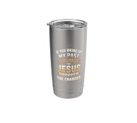 Jesús me perdonó | Si traes mi diseño pasado Vaso térmico de acero inoxidable de doble pared