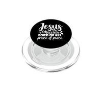 Jesús Mesías Señor De Todos Príncipe De Paz Biblia Cristiana PopSockets PopGrip para MagSafe