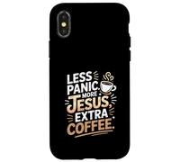Jesus More Café Humor Cristiano Diseño Carcasa para iPhone X/XS