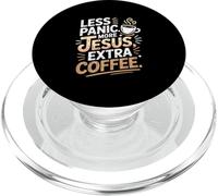 Jesus More Café Humor Cristiano Diseño PopSockets PopGrip para MagSafe