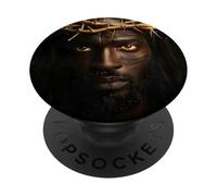 Jesús Negro, Cristianismo, Iglesia, Cristo, Jesús PopSockets PopGrip Adhesivo