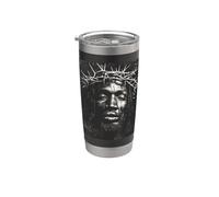 Jesús Negro, Cristianismo, Iglesia, Cristo, Jesús Vaso térmico de acero inoxidable de doble pared