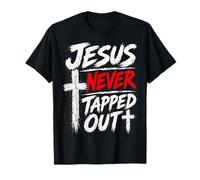 Jesus Never Tapped out Christian Wrestling Apparel Camiseta