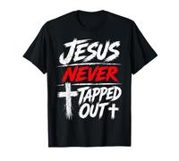Jesus Never Tapped out Christian Wrestling Apparel Camiseta