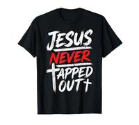 Jesus Never Tapped out Christian Wrestling Apparel Camiseta
