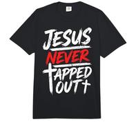 Jesus Never Tapped out Christian Wrestling Apparel Comfort Colors Adult Heavyweight T-Shirt