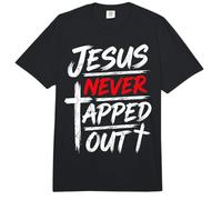 Jesus Never Tapped out Christian Wrestling Apparel Comfort Colors Adult Heavyweight T-Shirt