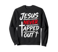 Jesus Never Tapped out Christian Wrestling Apparel Sudadera
