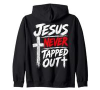 Jesus Never Tapped out Christian Wrestling Apparel Sudadera con Capucha