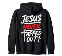 Jesus Never Tapped out Christian Wrestling Apparel Sudadera con Capucha