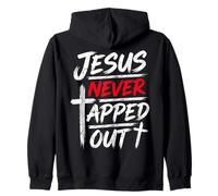 Jesus Never Tapped out Christian Wrestling Apparel Sudadera con Capucha