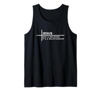 Jesus Not A Religion It's A Relationship Camiseta sin Mangas