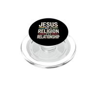 Jesus Not A Religion It's A Relationship PopSockets PopGrip para MagSafe