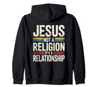 Jesus Not A Religion It's A Relationship Sudadera con Capucha