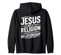 Jesus Not A Religion It's A Relationship Sudadera con Capucha