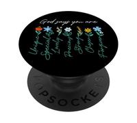Jesús Nunca Dios Dice Que Bendices La Manera En La Verdad ARTE EN LA ESPALDA PopSockets PopGrip Adhesivo
