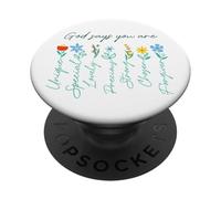Jesús Nunca Dios Dice Que Bendito El Camino La Verdad La Vida PopSockets PopGrip Adhesivo