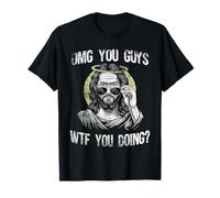 Jesus Omg You Guys WTF you doing? Christian Faith vintage Camiseta