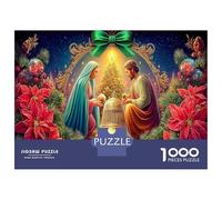 Jesús On White Caballo Puzzles Desafío Juguetes 1000 Piezas Dios Juego De Rompecabezas Decoración del Hogar para Adultos Y Niños A Partir De 12 Años 70x50cm/1000pcs