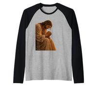 Jesús Padre, sé Que me oyes - Juan 11:42 Camiseta Manga Raglan