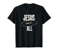 Jesús Paid It All For Me Christian Faith Message Inspiration Camiseta