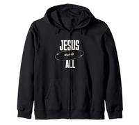 Jesús Paid It All For Me Christian Faith Message Inspiration Sudadera con Capucha