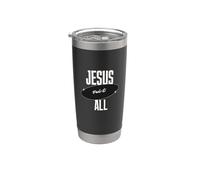 Jesús Paid It All For Me Christian Faith Message Inspiration Vaso térmico de acero inoxidable de doble pared