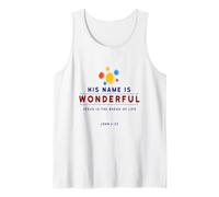 Jesús, Pan de Vida, Esperanza inspiradora, impresión Cristiana Camiseta sin Mangas