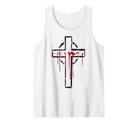 Jesús Pasión Cristo Crucifijo Fe Gólgota Dios Inquisición Camiseta sin Mangas