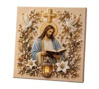 Jesus Pearl Art Kit For Adults Beginner-Friendly Christian DIY Craft