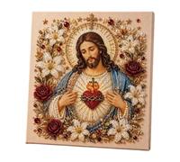 Jesus Pearl Art Kit For Adults Beginner-Friendly Christian DIY Craft