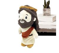 Jesús Plush Plush Toy-Soft Figure | Cuddly Toy, Faith Companion para niños, niñas y adolescentes, familia, compañero de buen en la cama, memoria cristiana, decoración viviente