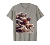 Jesús protege al cordero de los lobos - Dios cristiano Jesús Camiseta